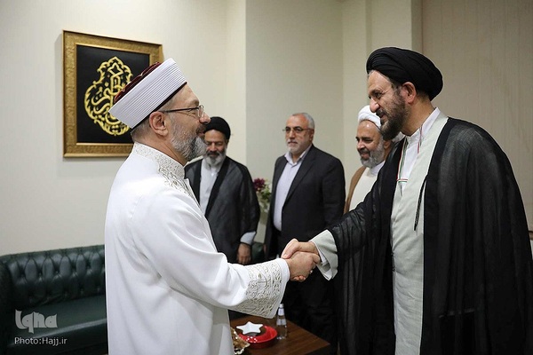 دیدار با رئیس بعثه حج ترکیه