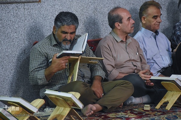 محفل انس با قرآن کریم در مهدیه اعظم سمنان