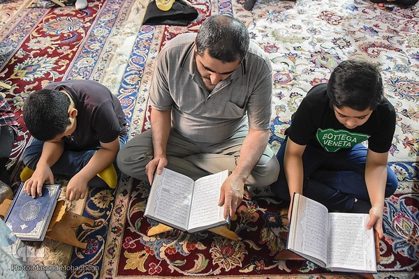 محفل انس با قرآن کریم در مهدیه اعظم سمنان