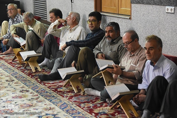 محفل انس با قرآن کریم در مهدیه اعظم سمنان