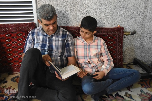 محفل انس با قرآن کریم در مهدیه اعظم سمنان