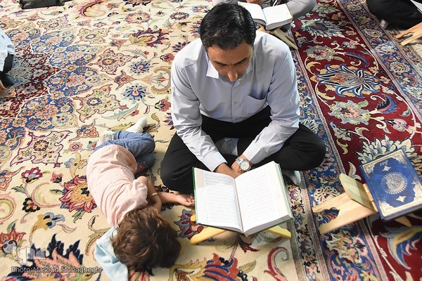 محفل انس با قرآن کریم در مهدیه اعظم سمنان