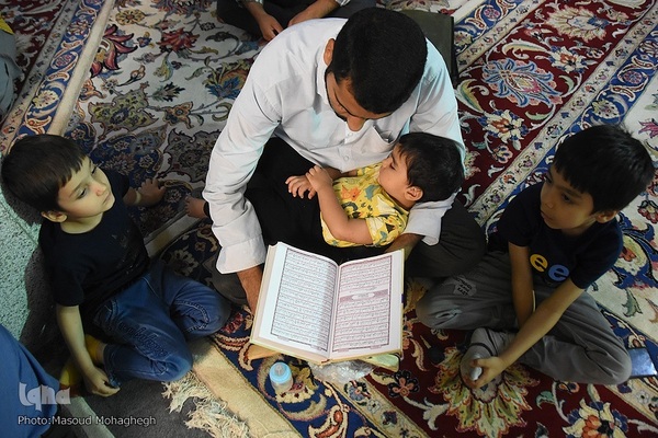 محفل انس با قرآن کریم در مهدیه اعظم سمنان