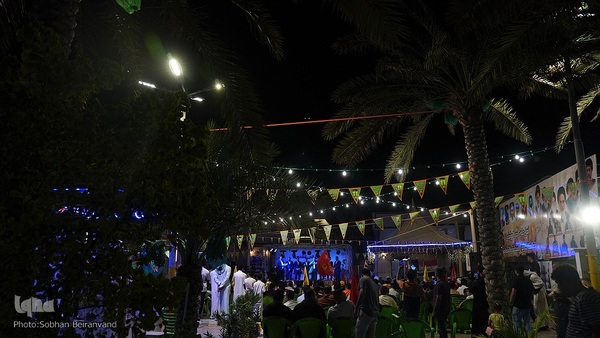 حضور موکب‌داران در جشن‌های مردمی عید غدیر در بصره عراق