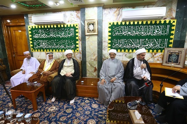 دیدار متولی شرعی حرم حسینی با داوران و متسابقان جایزه کربلا