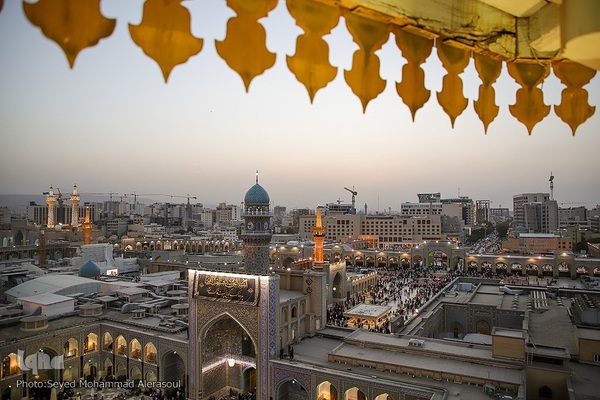 آیین سنتی اذن عزا در حرم مطهر رضوی