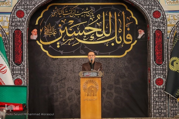 آیین سنتی اذن عزا در حرم مطهر رضوی