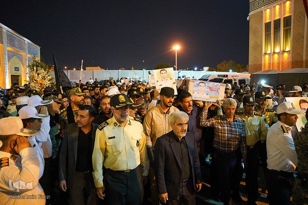 وداع با شهید «مهدی الله‌‌پور» در حرم شاهچراغ(ع)‎
