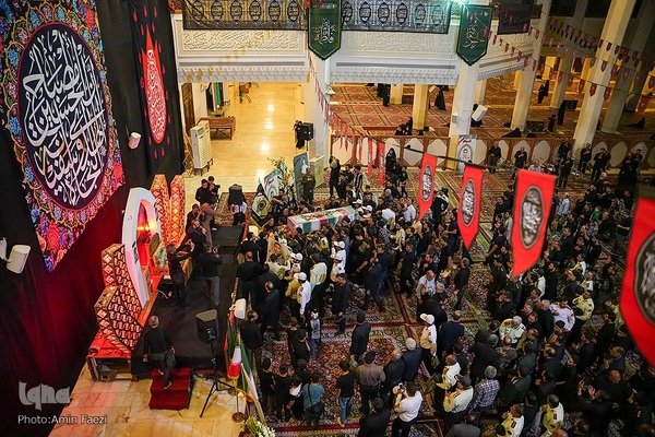 وداع با شهید «مهدی الله‌‌پور» در حرم شاهچراغ(ع)‎