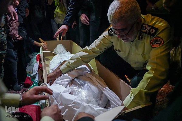 وداع با شهید «مهدی الله‌‌پور» در حرم شاهچراغ(ع)‎