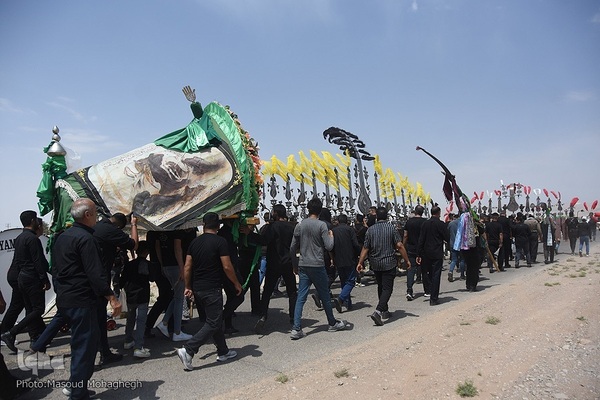 عزاداری تاسوعای حسینی - روستای حسن آباد سمنان