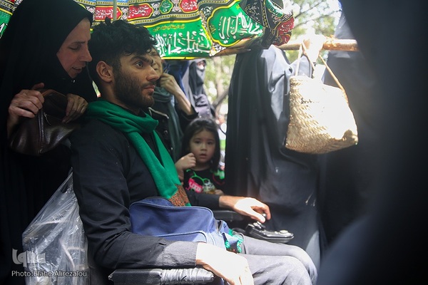 حرکت نمادین کاروان بنی اسد در خیابان های تهران