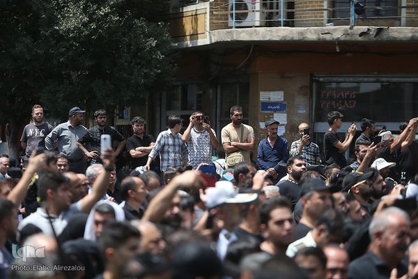 حرکت نمادین کاروان بنی اسد در خیابان های تهران