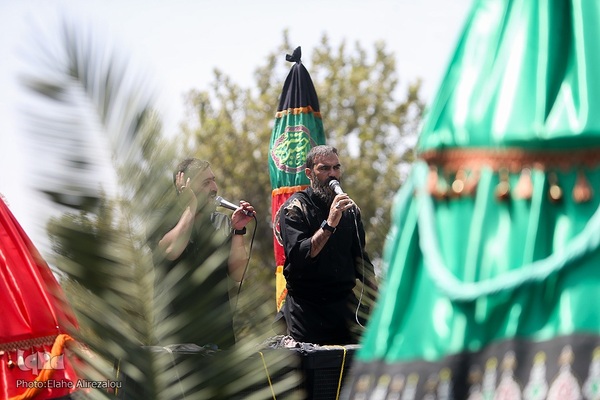 حرکت نمادین کاروان بنی اسد در خیابان های تهران