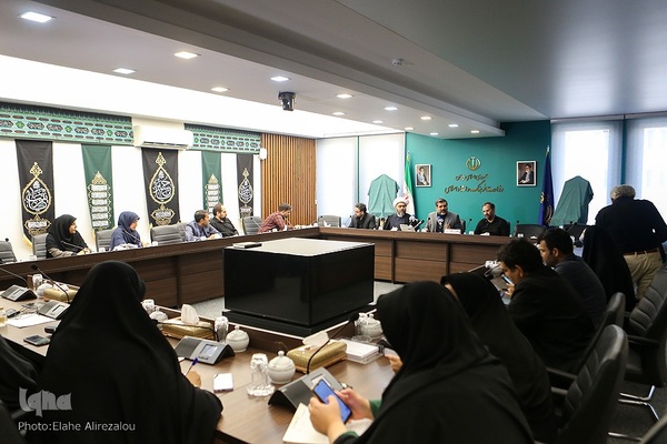 مراسم رونمایی از پوستر اولین همایش ملی مسجد