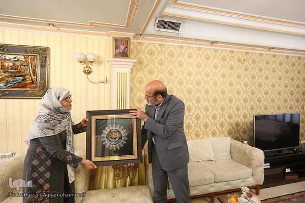 دیدار رییس جهاددانشگاهی با خانواده شهیدان مرتضی و قربان علی جابری