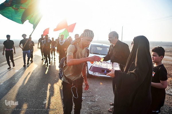 حرکت کاروان مشایه الحسین از بندر امام خمینی(ره) به سمت کربلا