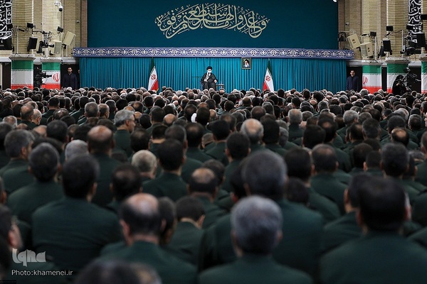 دیدار فرماندهان سپاه پاسداران با رهبر معظم انقلاب