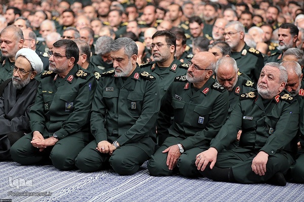 دیدار فرماندهان سپاه پاسداران با رهبر معظم انقلاب