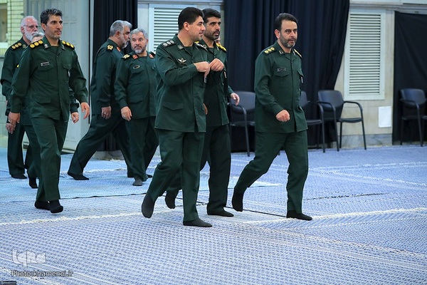 دیدار فرماندهان سپاه پاسداران با رهبر معظم انقلاب