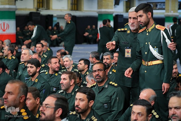 دیدار فرماندهان سپاه پاسداران با رهبر معظم انقلاب