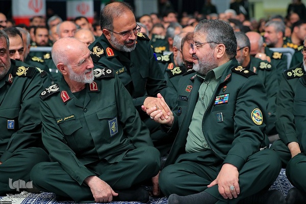 دیدار فرماندهان سپاه پاسداران با رهبر معظم انقلاب