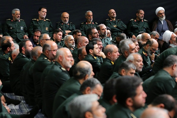 دیدار فرماندهان سپاه پاسداران با رهبر معظم انقلاب