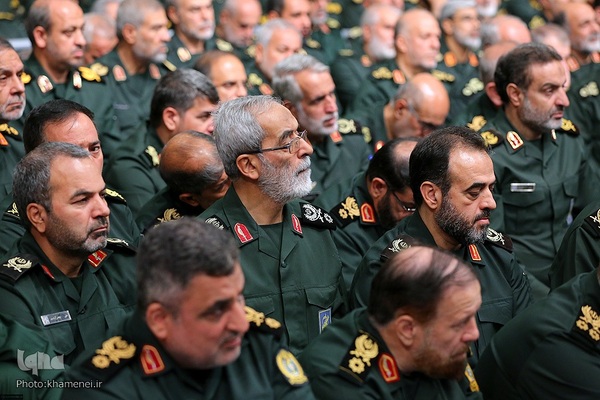 دیدار فرماندهان سپاه پاسداران با رهبر معظم انقلاب