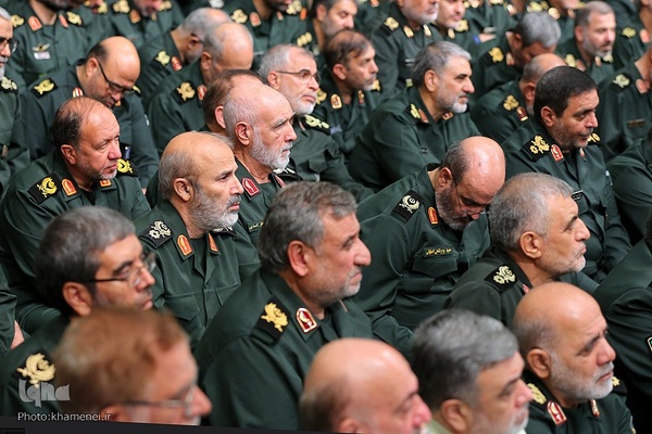 دیدار فرماندهان سپاه پاسداران با رهبر معظم انقلاب