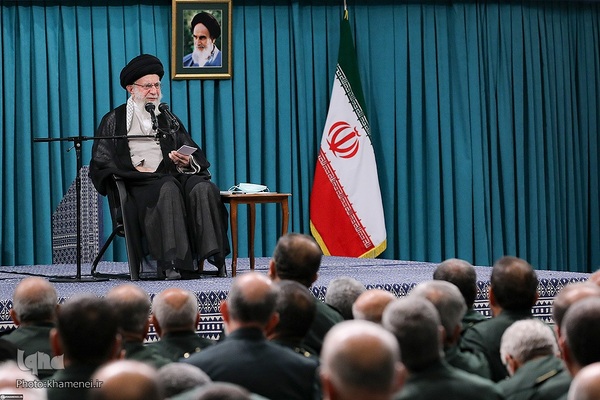 دیدار فرماندهان سپاه پاسداران با رهبر معظم انقلاب