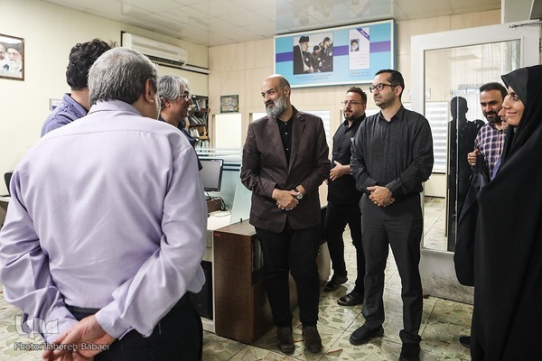بازدید محمد آقاسی مدیر مرکز مطالعات رسانه های ارشاد از ایکنا