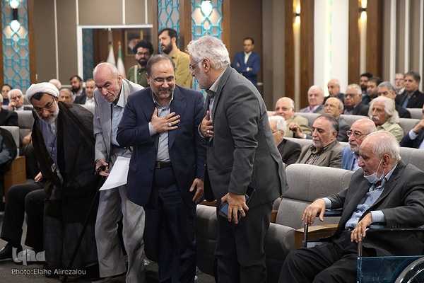 مراسم تکریم رضا داوری اردکانی، رئیس سابق و معارفه محمدرضا مخبر دزفولی