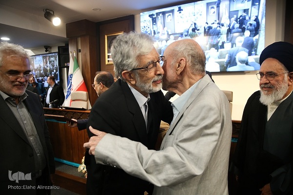 مراسم تکریم رضا داوری اردکانی، رئیس سابق و معارفه محمدرضا مخبر دزفولی