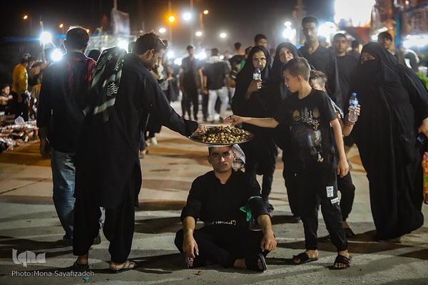 تردد شبانه زائران اربعین از مرز شلمچه