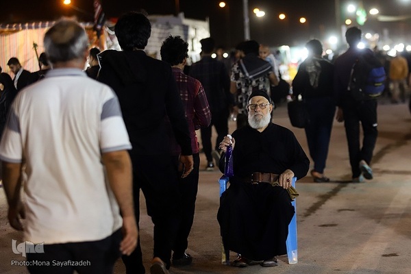 تردد شبانه زائران اربعین از مرز شلمچه
