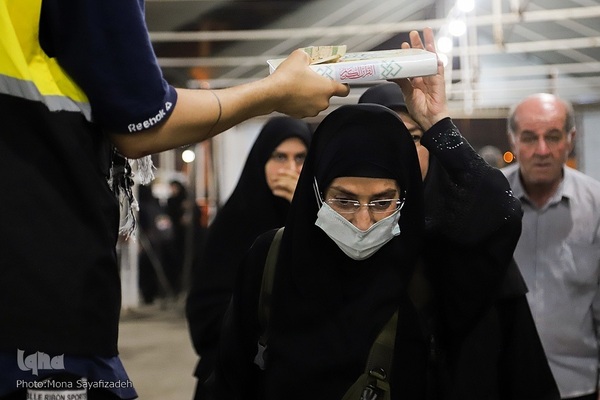 تردد شبانه زائران اربعین از مرز شلمچه