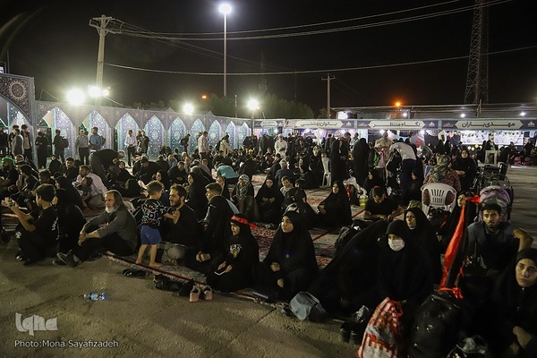 تردد شبانه زائران اربعین از مرز شلمچه