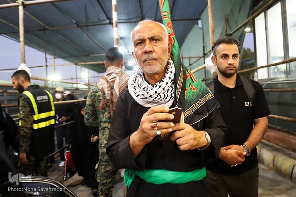 تردد شبانه زائران اربعین از مرز شلمچه