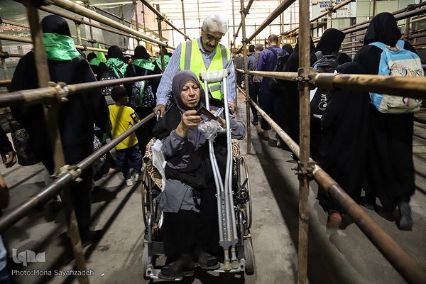 تردد شبانه زائران اربعین از مرز شلمچه