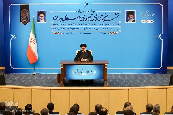 نشست خبری رئیس جمهور