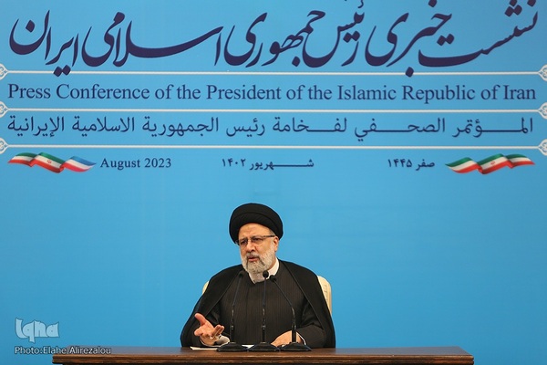 نشست خبری رئیس جمهور