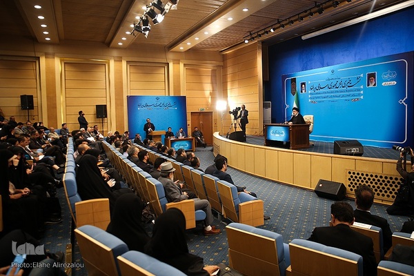 نشست خبری رئیس جمهور