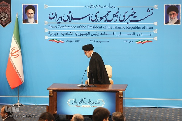 نشست خبری رئیس جمهور