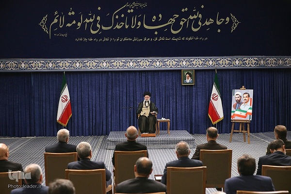 دیدار رئیس‌جمهور و هیئت دولت با رهبر معظم انقلاب اسلامی