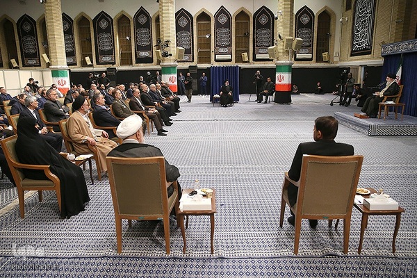 دیدار رئیس‌جمهور و هیئت دولت با رهبر معظم انقلاب اسلامی