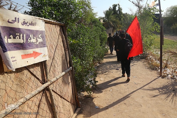 پیاده روی اربعین در منطقه زرگه