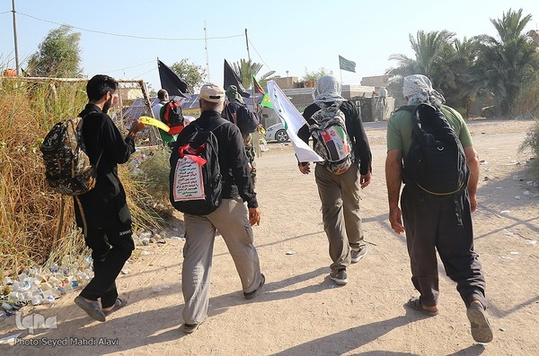 پیاده روی اربعین در منطقه زرگه