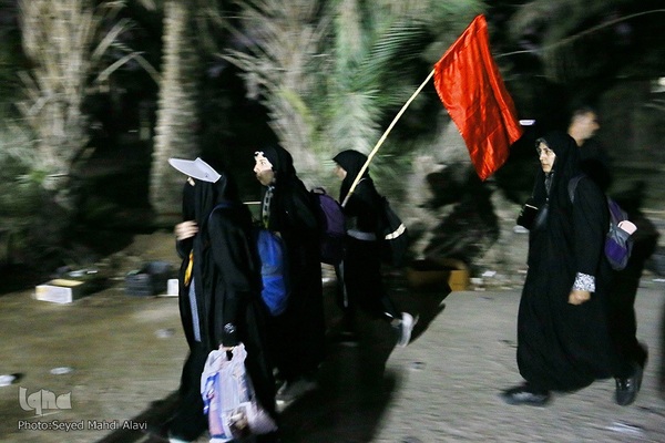 پیاده روی اربعین در منطقه زرگه