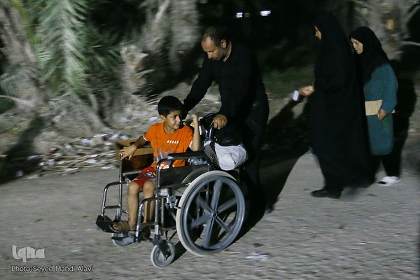 پیاده روی اربعین در منطقه زرگه