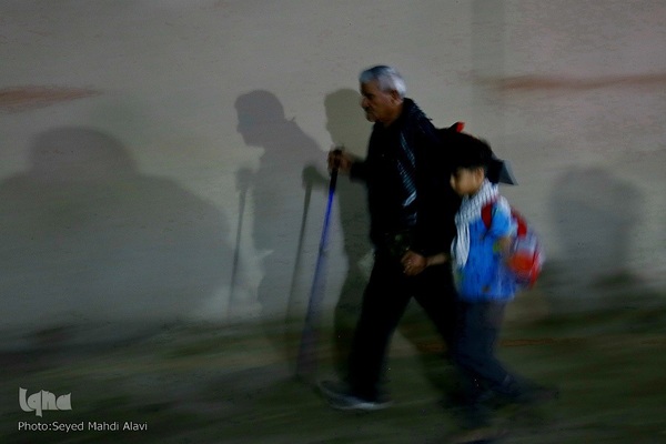 پیاده روی اربعین در منطقه زرگه